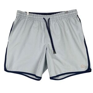 Quiksilver DryFlight Mens Omni Shorts Light Blue Navy Regular Fit Large Run Swim